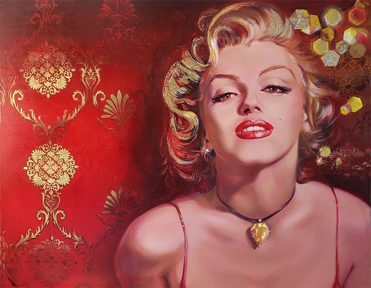 Marilyn Monroe Original Painting by Tatyana Zen